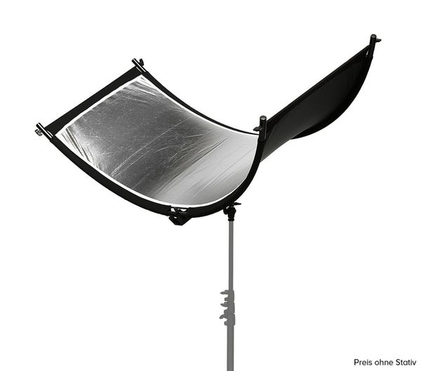 Caruba Gebogener Gesichtsreflektor  180 cm / 65 cm