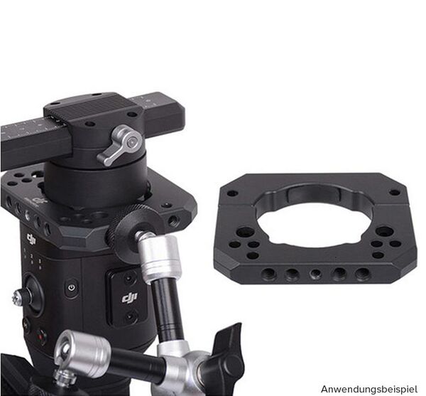 Caruba Gewichtsentlastungsband+Ronin S Klemme mit 1/4 3/8 Schraube zur Befestigung von Mikrofon/LED etc. 