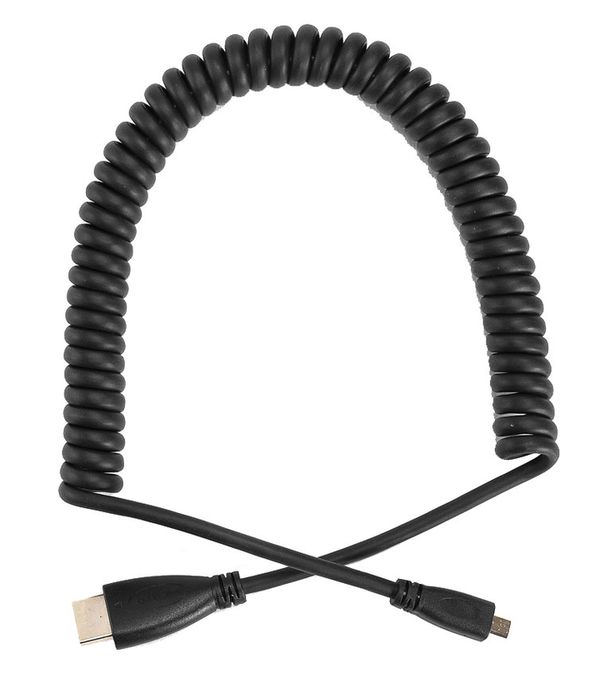 Caruba HDMI auf Micro HDMI Spiralkabel  max. 1,5m