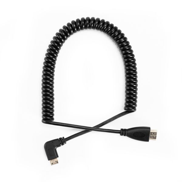 Caruba HDMI MiniHDMI Federdraht abgewinkelt 