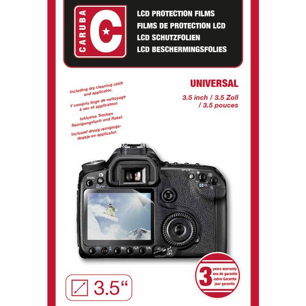Caruba LCD-Abdeckung Universal.  3,5