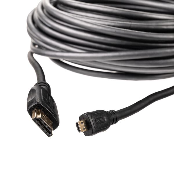 Caruba Micro-HDMI auf HDMI-Kabel (kein Chipsatz)  15 Meter