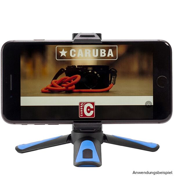 Caruba Ministar 18 Ministativ mit Telefonhalterung  blau