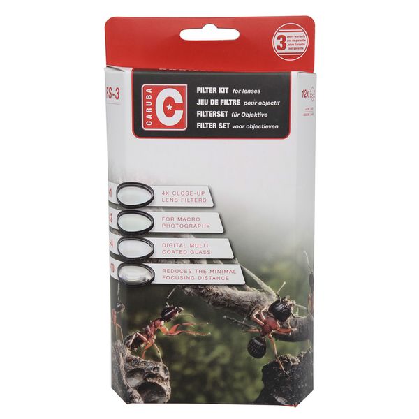Caruba Nahaufnahme-Filter-Set (+1/+2/+4/+10)  77mm