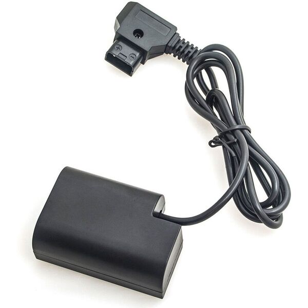 Caruba Panasonic DMW-DCC12 Volldecodierung Dummy-Batterie + D-TAP B Type Port 