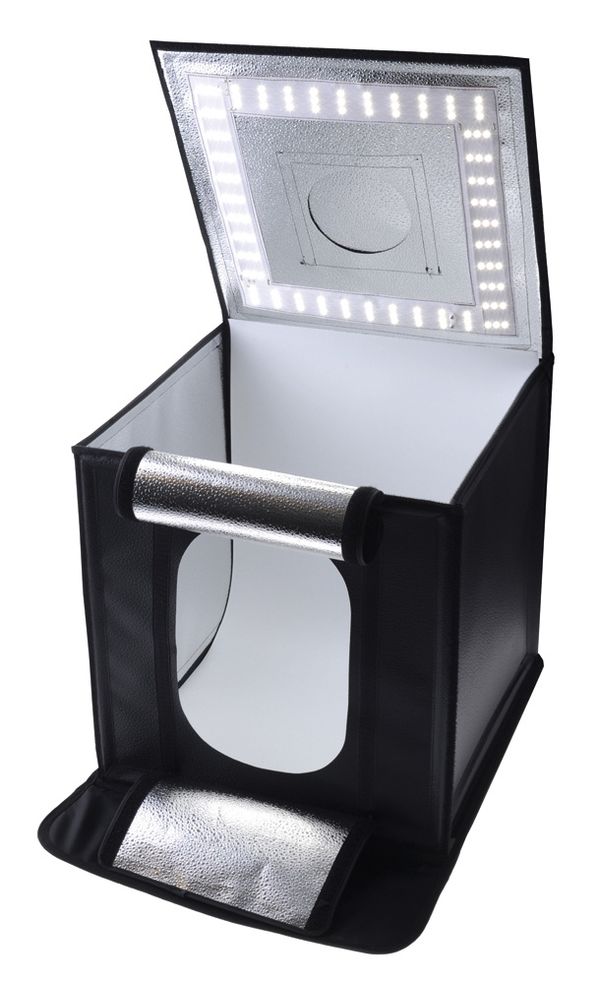 Caruba Mobiles Fotostudio LED Dimmbar  50x50x50cm