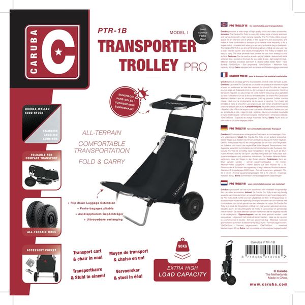 Caruba Pro Trolley I  schwarz