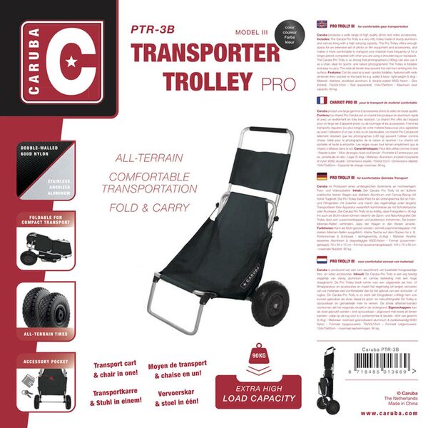 Caruba Pro Trolley III  schwarz
