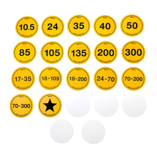 Caruba Objektivrückdeckel Beschreibbar  Nikon FX