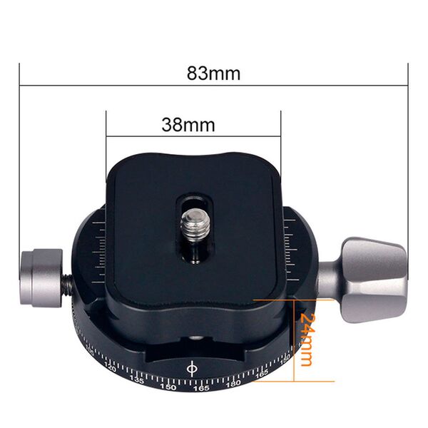 Caruba Schnellkupplung Panorama 3  grau