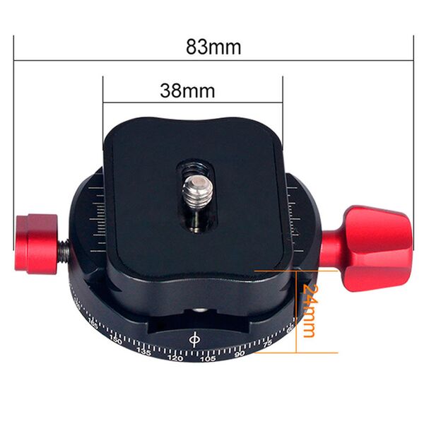 Caruba Schnellkupplung Panorama 3  rot