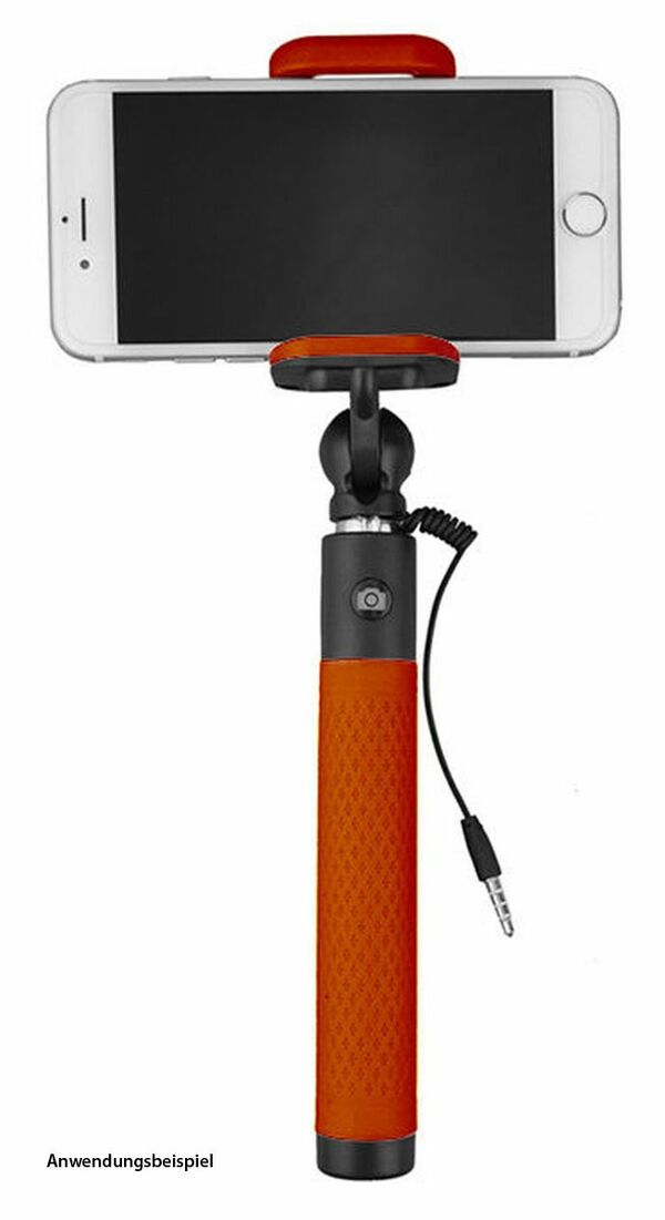 Caruba Selfie Stick Plug & Play  orange