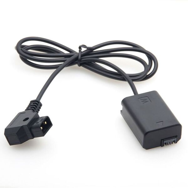 Caruba Sony NP-FW50 Volldecodierung Dummy-Akku + D-TAP 