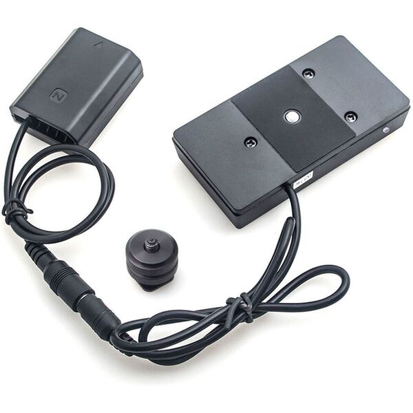 Caruba Sony NP-FZ100 Volldecodierung Dummy-Batterie + F970 Batteriezwickel 