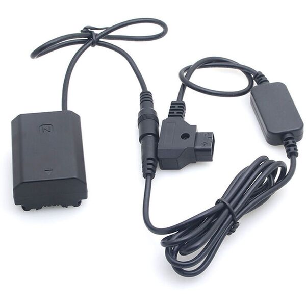 Caruba Sony NP-FZ100 Volldecodierung Dummy-Akku + D-TAP 