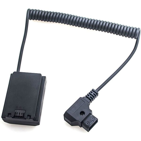 Caruba Sony NP-FZ100 Volldecodierung Dummy-Akku + D-TAP (Spiralkabel) 