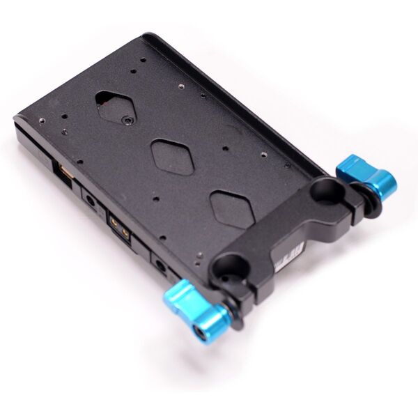 Caruba V-Mount Netzteil mit 15mm Stabhalterung 