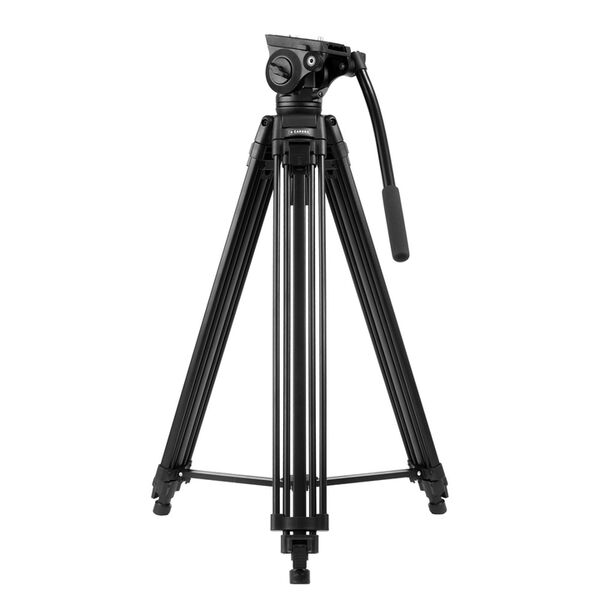 Caruba Videostar Videostativ + flüssigkeitsgedämpfter Kopf  180 