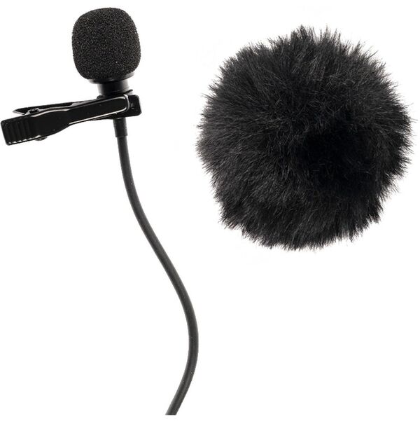 Caruba Windjammer / Deadcat für Lavalier  Schwarz