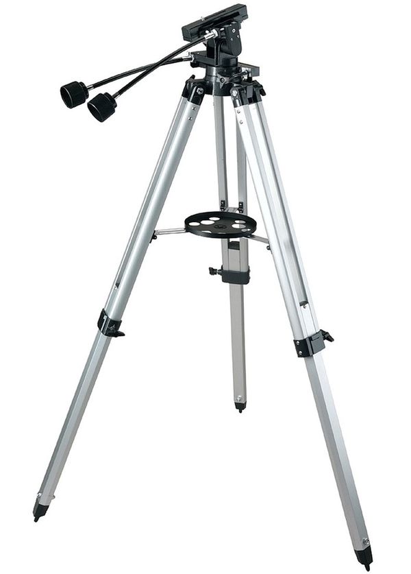 Celestron Altazimutale Montierung mit biegsamen Wellen in beiden Achsen und Aluminiumstativ 