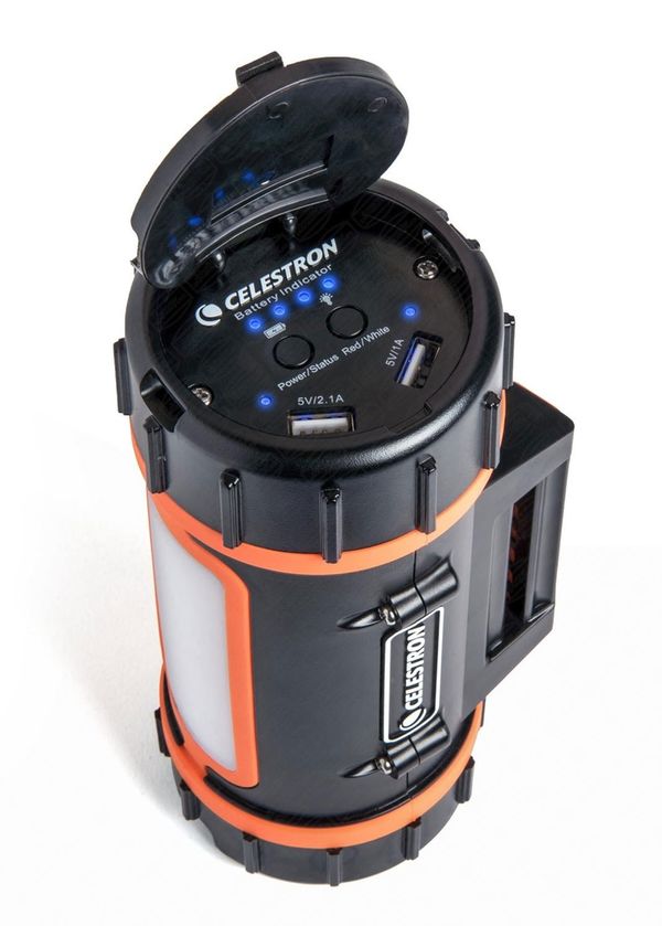 Celestron PowerTank LiFePo 12V DC/ USB 5V/ 84Wh mit Winkelstecker 
