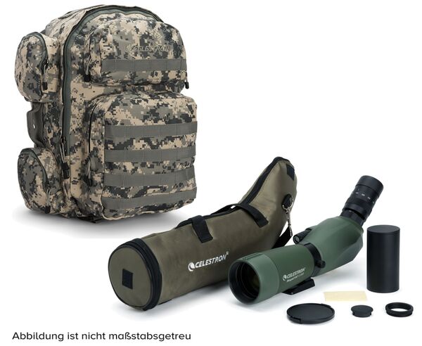 Celestron Regal M2 65mm Traveler Set inkl. Camouflage Rucksack 