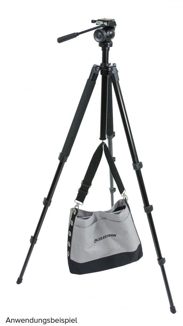 Celestron Stativ TrailSeeker mit 2-Wege Fluid Neiger 