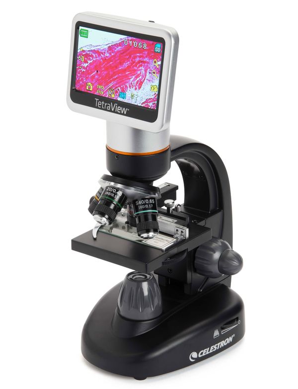Celestron TetraView digitales Mikroskop mit Touch Screen 