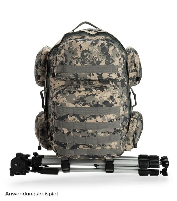 Celestron Trailseeker Spektiv 80mm, 45° Traveler Set inkl. Camouflage Rucksack 