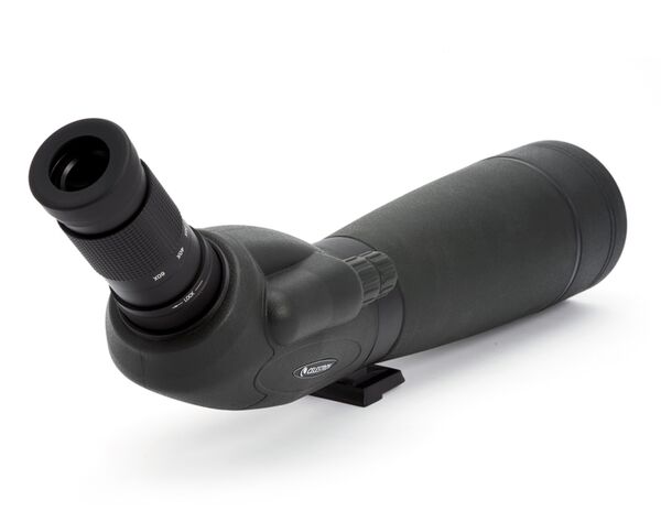 Celestron Trailseeker Spektiv 80mm, 45° Traveler Set inkl. Camouflage Rucksack 