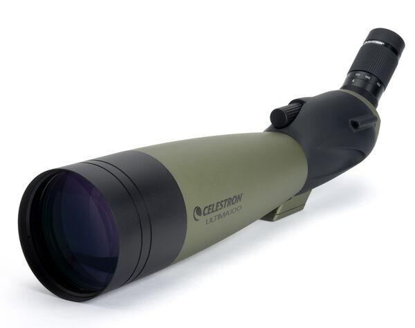 Celestron Ultima 100 45° Traveler Set inkl. Camouflage Rucksack 