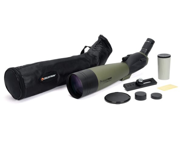 Celestron Ultima 100 45° Traveler Set inkl. Camouflage Rucksack 
