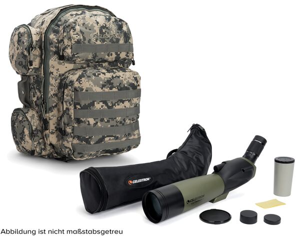 Celestron Ultima 80 45° Traveler Set inkl. Camouflage Rucksack 