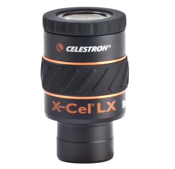 Celestron X-Cel LX Okular 1 Zoll, 60° Gesichtsfeld  9 mm