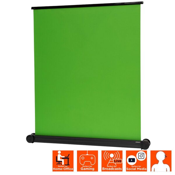 CELEXON Mobile Lite Chroma Key Green Screen  150 x 200 cm