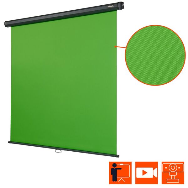 CELEXON Rollo Chroma Key Green Screen  200 x 190cm
