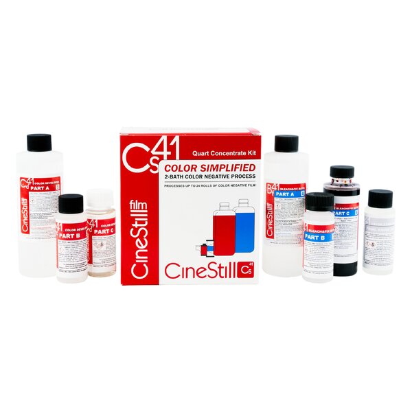 Cinestill Cs41 ''Color Simplified'' 2-Bad Kit für die Entwicklung von Farbnegativfilme (C-41) 