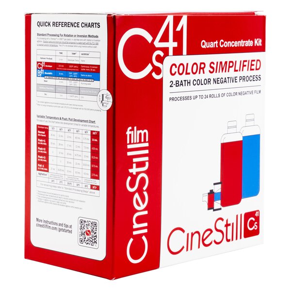 Cinestill Cs41 ''Color Simplified'' 2-Bad Kit für die Entwicklung von Farbnegativfilme (C-41) 