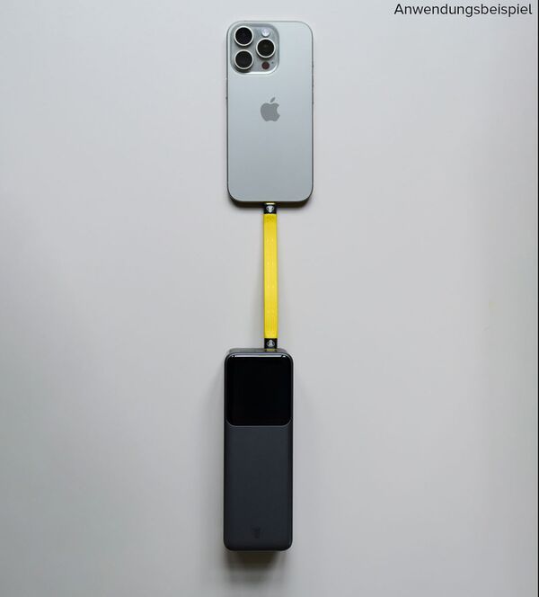 COBRAUNION 40G USB-C Kabel FlexPro  0,14M gelb