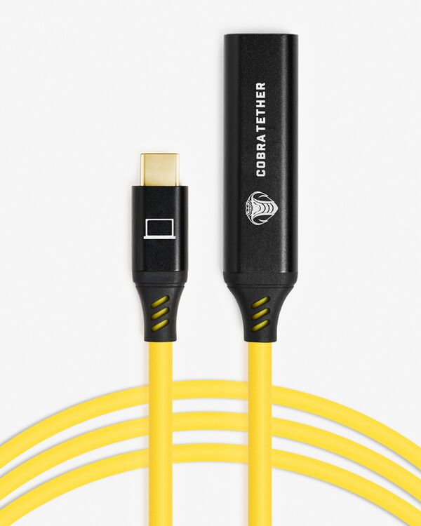 COBRAUNION USB-C Verlängerung - 10M  gelb