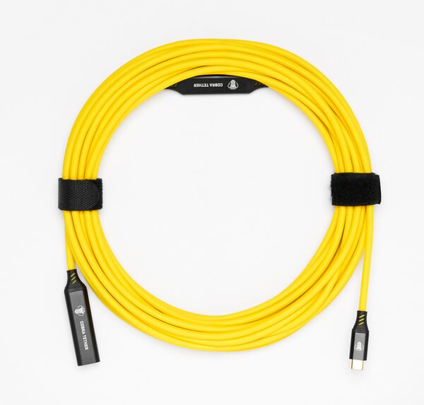 COBRAUNION USB-C Verlängerung - 10M  gelb