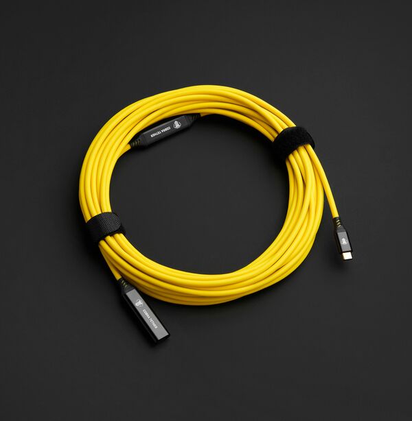 COBRAUNION USB-C Verlängerung - 10M  gelb