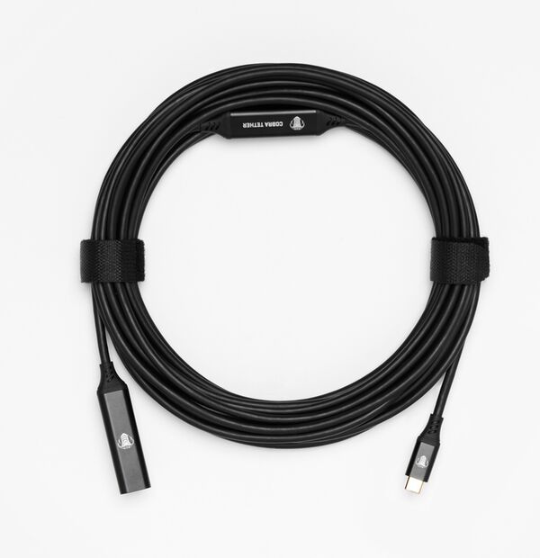 COBRAUNION USB-C Verlängerung - 10M  schwarz