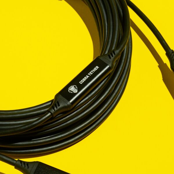 COBRAUNION USB-C Verlängerung - 10M  schwarz