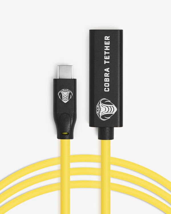 COBRAUNION USB-C Verlängerung - 5M  gelb