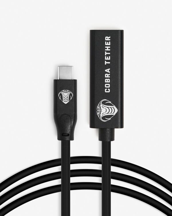 COBRAUNION USB-C Verlängerung - 5M  schwarz