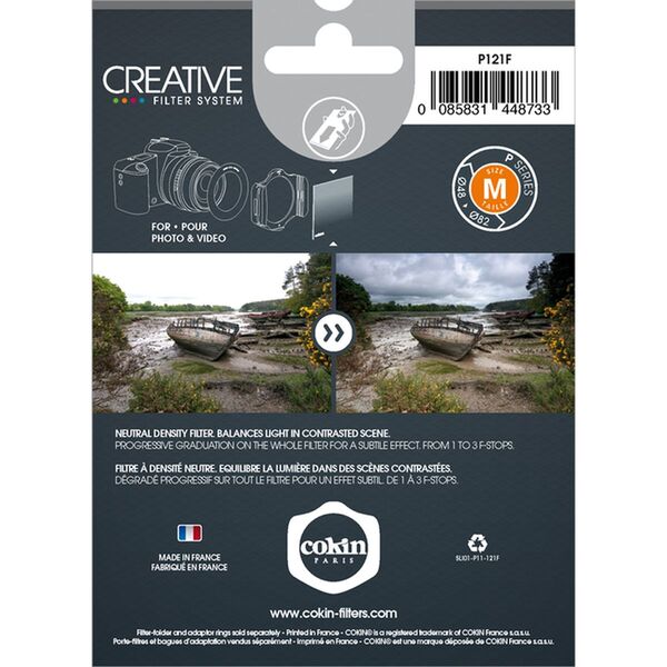 Cokin Filter P121F neutral-grau G2-FULL (ND8) (0.9) 