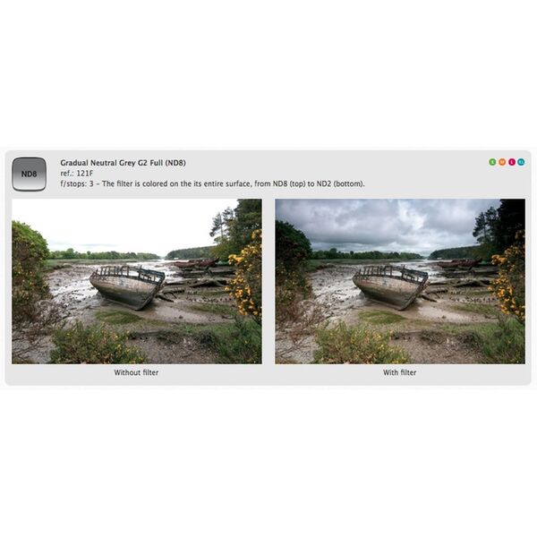 Cokin Filter P121F neutral-grau G2-FULL (ND8) (0.9) 