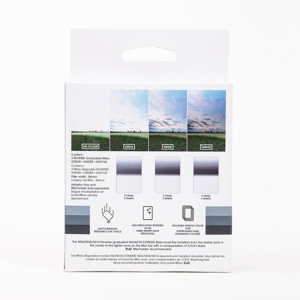 Cokin NUANCES Extreme Reverse Kit RGND4 + RGND8 + RGND16  M