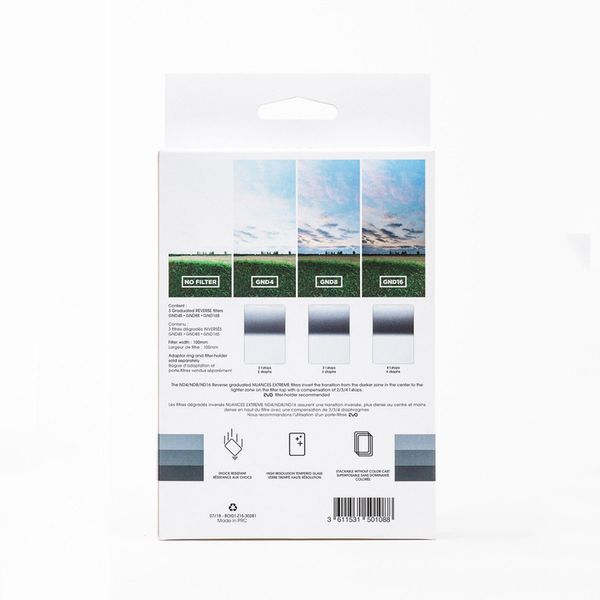 Cokin NUANCES Extreme Reverse Kit RGND4 + RGND8 + RGND16  L